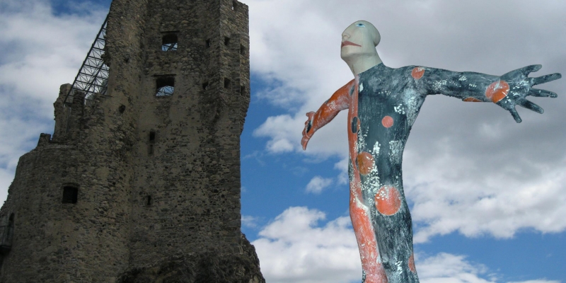 Giornate FAI al CASTELLO DI ANDRAZ - PERSONALE DI SCULTURA DI MATTHIAS SIEFF