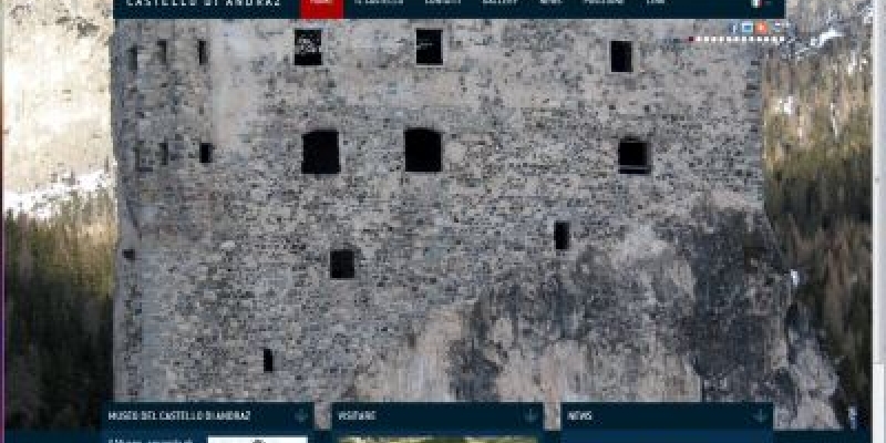 Pubblicato il nuovo sito del Castello di Andraz (BL)