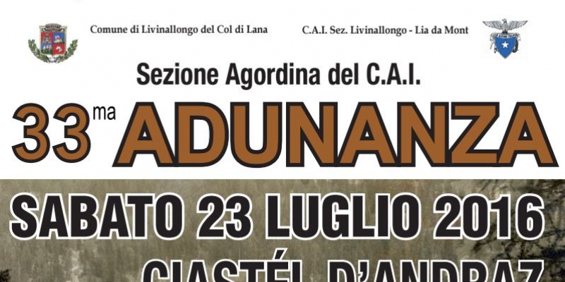 Sezione Agordina del C.A.I. 33 ADUNANZA al Castello di Andraz