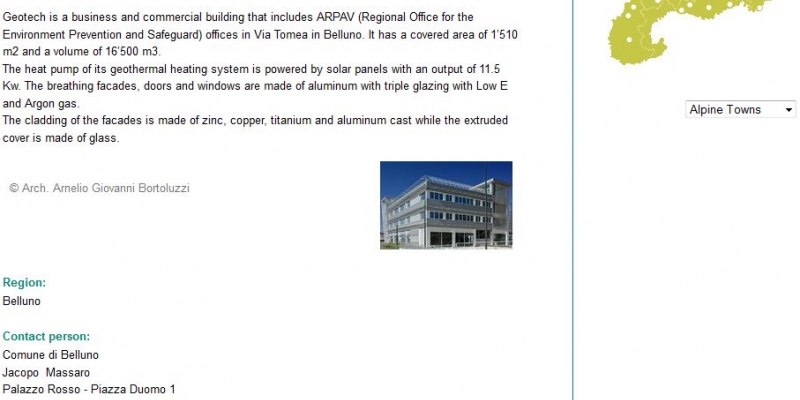 CITTA' ALPINA DELL'ANNO - LE BUONE PRATICHE: GEOTECH